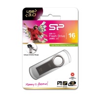 Silicon Power Jewel J80 - 16 GB - USB Typ-A - 3.2 Gen 1 (3.1 Gen 1) - Ohne Deckel - 5,9 g - Titan