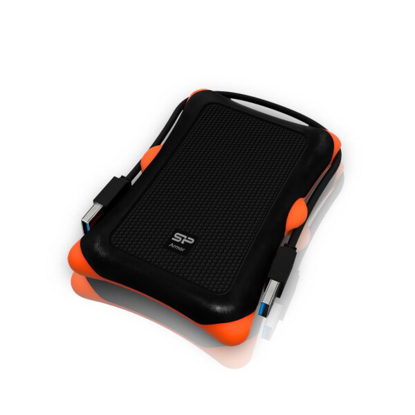 Silicon Power Armor A30 - HDD / SSD-Gehäuse - USB Anschluss - Schwarz - Orange