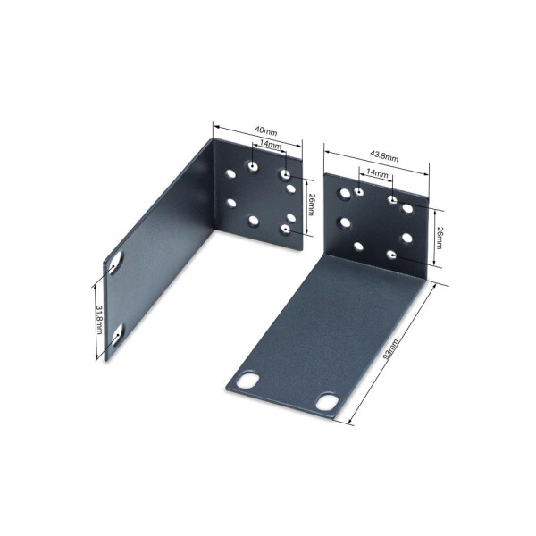 TP-LINK 13 Inch Switch Rack Mount Kit - Montageset - Schwarz - Metall - OC300 - TL-R480T+ - TL-SF1016DS - TL-SF1024D - TL-SG1008 - TL-SG1008MP - TL-SG1016D - TL-SG1016DE,...