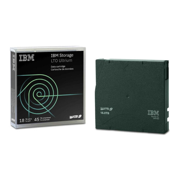 IBM 02XW568 - Leeres Datenband - LTO - 18000 GB - 45000 GB - Grün