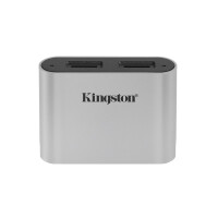 Kingston USB 3.2 Gen1 Workflow Dual-Slot microSDHC/SDXC...