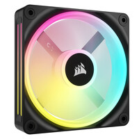 Corsair CUE LINK QX120 RGB - Ventilator - 12 cm - 480 RPM - 2400 RPM - Schwarz - Weiß