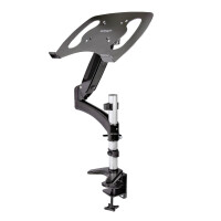 StarTech.com Monitorhalter - Monitorarm - Full Motion Laptopständer für 34 Zoll Monitor - VESA Mount - Ergonomische Monitor Tischhalterung - Klemmbefestigung - Notebook- & Monitorarm - Schwarz - Aluminium - 86,4 cm (34") - 8 kg - -180 - 180°