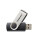 Intenso Basic Line - 64 GB - USB Typ-A - 2.0 - 28 MB/s - Drehring - Schwarz - Silber