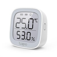 TP-LINK Tapo Intelligenter Temperatur- und Feuchtigkeitsmonitor - Drinnen - Temperatur- & Feuchtigkeitssensor - Freistehend - -20 - 60 °C - Kabellos - 0 - 99%