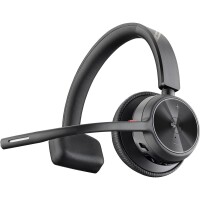 Poly Voyager 4310 USB-A Headset +BT700 Dongle - für Microsoft Teams zertifiziert - Kabellos - Büro/Callcenter - 122 g - Kopfhörer - Schwarz