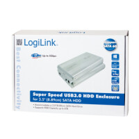 LogiLink UA0107A - 3.5 Zoll - SATA - Serial ATA II - 5 Gbit/s - Hot-Swap - Silber