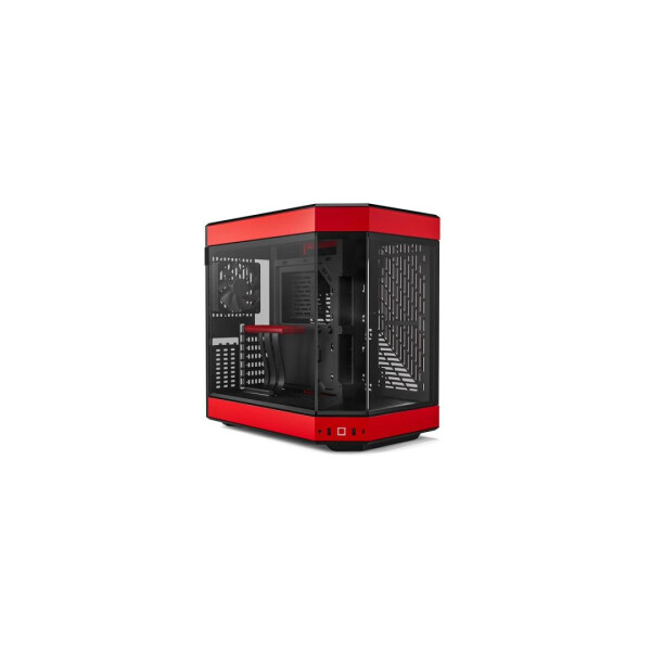 HYTE Y60 - Midi Tower - PC - Schwarz - Rot - ATX - EATX - ITX - micro ATX - ABS - Stahl - Gehärtetes Glas - 16 cm