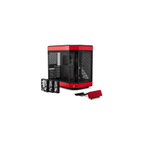 HYTE Y60 - Midi Tower - PC - Schwarz - Rot - ATX - EATX -...