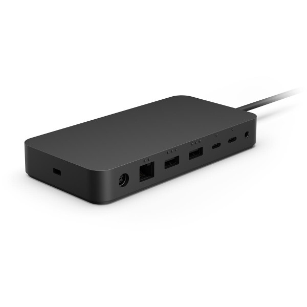 Microsoft Surface Thunderbolt 4 Dock - Kabelgebunden - Thunderbolt 4 - 2500 Mbit/s - Schwarz - Kensington - Microsoft