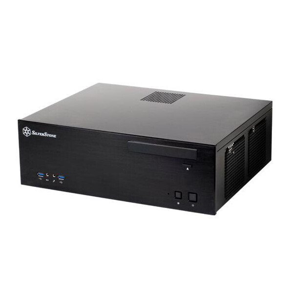 SilverStone SST-GD04B - HTPC - PC - Schwarz - DTX - micro ATX - Mini-ITX - Aluminium - SECC - 1x 120 mm - 2x 120 mm