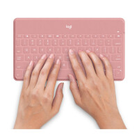 Logitech Keys-To-Go - Französisch - 1,7 cm - 1,2 mm - Apple - iPad - iPhone - Apple TV - Pink