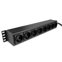 Lindy 1.5U 8-Fach Schuko-Steckdosen Horizontale PDU mit...