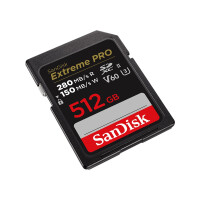 SanDisk SDSDXEP-512G-GN4IN - 512 GB - SDXC - Klasse 10 - UHS-II - 280 MB/s - 150 MB/s