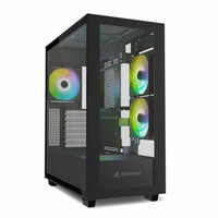 Sharkoon Gehäuse Rebel C60 RGB ATX 2xGlas schwarz -...