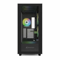 Sharkoon Gehäuse Rebel C60 RGB ATX 2xGlas schwarz - Midi/Minitower - ATX