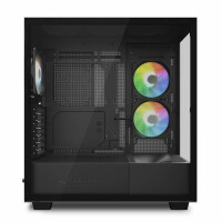 Sharkoon Gehäuse Rebel C60 RGB ATX 2xGlas schwarz - Midi/Minitower - ATX