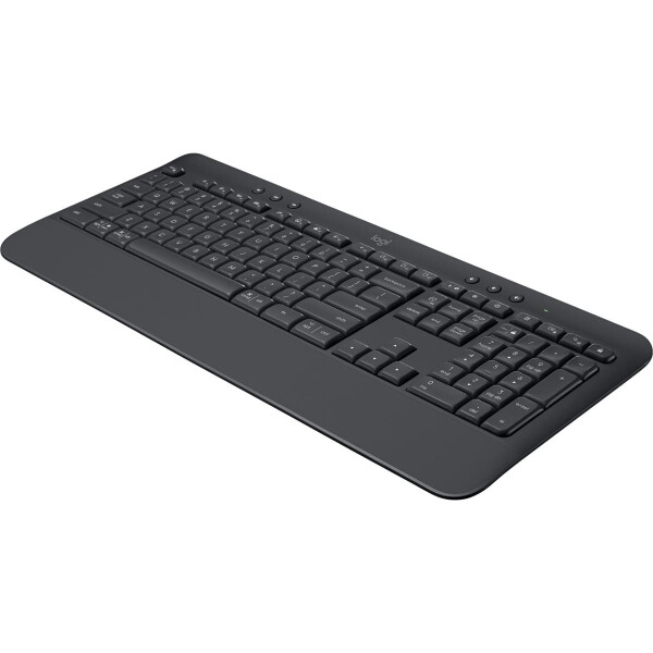 Logitech Signature K650 - Volle Größe (100%) - Bluetooth - Membran Key Switch - QWERTZ - Graphit