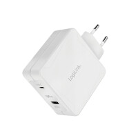 LogiLink PA0281 - USB-Ladegerät 100 w USB-C USB-A GaN - PC-/Server Netzteil - USB Typ C