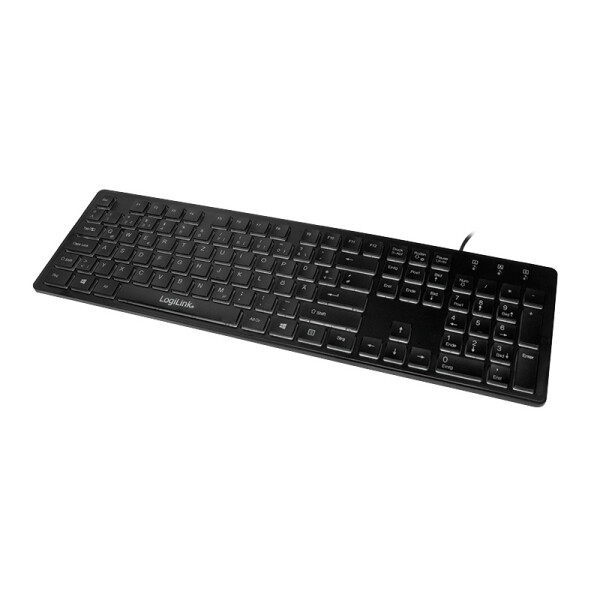 LogiLink Illuminated - Tastatur - USB