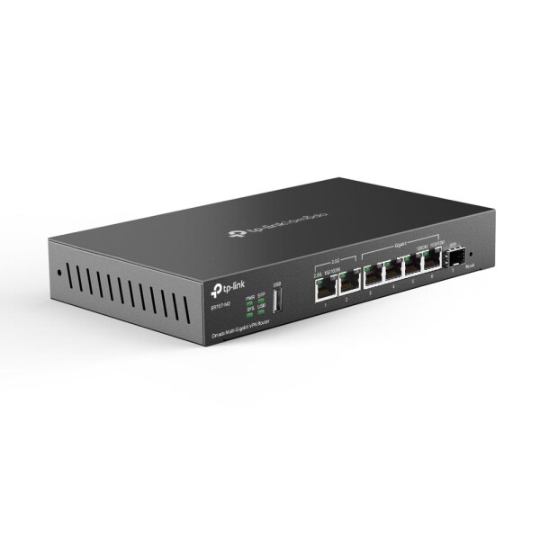 TP-LINK ER707-M2 - Ethernet-WAN - 2.5 Gigabit Ethernet - Schnelles Ethernet - Gigabit Ethernet - Schwarz