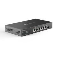 TP-LINK Omada ER707-M2 - Ethernet-WAN - 2.5 Gigabit Ethernet - Schnelles Ethernet - Gigabit Ethernet - Schwarz