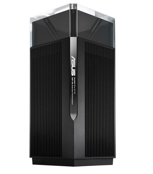 ASUS ZenWiFi Pro ET12 - Schwarz - Intern - Leistung - Status - Tri-Band (2,4 GHz/5 GHz/6 GHz) - Wi-Fi 6E (802.11ax) - 802.11a - 802.11b - 802.11g - Wi-Fi 4 (802.11n) - Wi-Fi 5 (802.11ac) - Wi-Fi 6 (802.11ax) - Wi-Fi 6E...