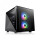 Thermaltake Divider 200 TG - Micro Tower - PC - Schwarz - micro ATX - Mini-ITX - SPCC - 18,5 cm