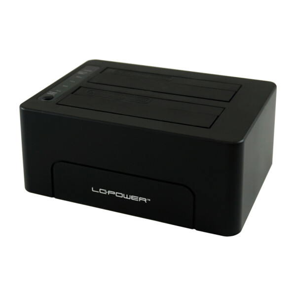 LC-Power LC-DOCK-C - HDD - SSD - Serial ATA III - 2.5,3.5 Zoll - USB 3.2 Gen 2 (3.1 Gen 2) Type-C - 10 Gbit/s - Schwarz