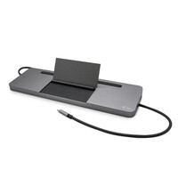 i-tec Metal USB-C Ergonomic 4K 3x Display Docking Station + Power Delivery 85 W - Kabelgebunden - USB 3.2 Gen 1 (3.1 Gen 1) Type-C - 85 W - 3,5 mm - 10,100,1000 Mbit/s - Grau