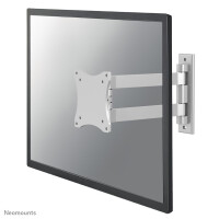 Neomounts by Newstar TV/Monitor-Wandhalterung - 25,4 cm (10") - 68,6 cm (27") - 75 x 75 mm - 100 x 100 mm - 0 - 90° - Silber