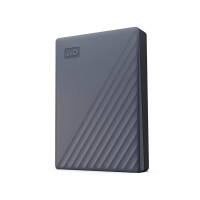 WD My Passport 4TB portable Gray - Festplatte