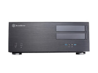 SilverStone Grandia GD08 - HTPC - PC - Schwarz - ATX - EATX - micro ATX - SSI CEB - SSI EEB - Aluminium - Stahl - Heimbüro