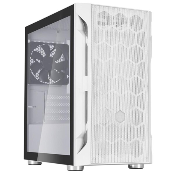 SilverStone FARA H1M - Micro Tower - PC - Weiß - micro ATX - Mini-DTX - Mini-ITX - Kunststoff - Stahl - 16 cm