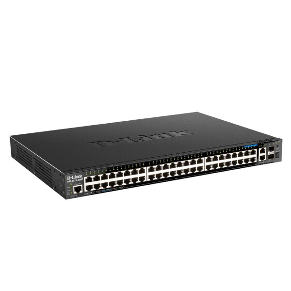 D-Link DGS-1520-52MP - Managed - L3 - Gigabit Ethernet (10/100/1000) - Power over Ethernet (PoE) - Rack-Einbau - 1U