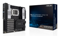 ASUS PRO WS WRX90E-SAGE SE, AMD, Socket sTR5, AMD Ryzen Threadripper PRO 7000 WX-Series, DDR5-SDRAM, DIMM, Okta-Kanal - Mainboard - Intel Sockel 1700 (Core i)