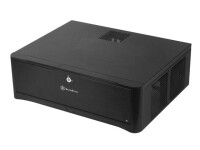 SilverStone GD06B - Desktop - PC - Schwarz - micro ATX - Mini-DTX - Mini-ITX - Aluminium - Kunststoff - SECC - 440 mm