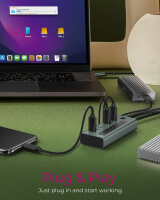 ICY BOX Hub USB 3.2 Gen 2 Type-C retail - Hub - 10 Gbps