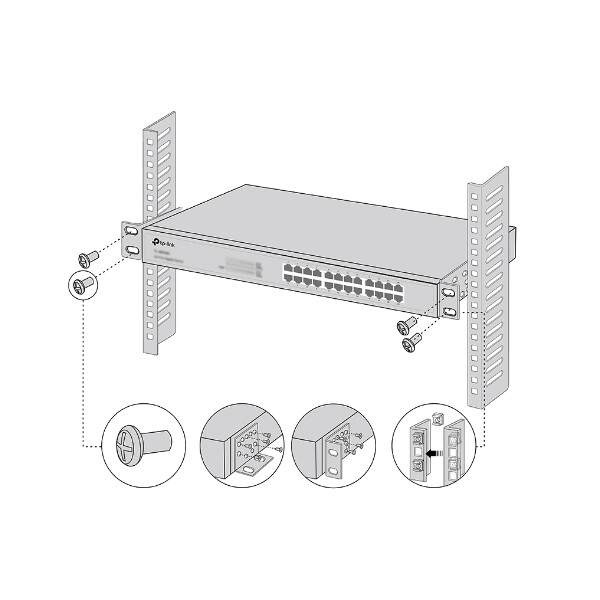 TP-LINK Rackmontagesatz - 48.3 cm (19")