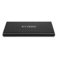 Icy Dock MB861U31-1M2B - SSD-Gehäuse - M.2 - M.2 - 10 Gbit/s - USB Anschluss - Schwarz