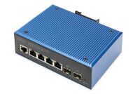 DIGITUS Industrieller 4+2 -Port L2 managed Gigabit...
