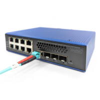 DIGITUS Industrial 8 + 4 10G Uplink Port L3 managed...