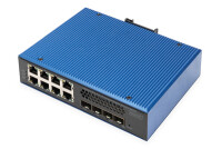 DIGITUS Industrieller 8 + 4 10G Uplink Port L3 managed...