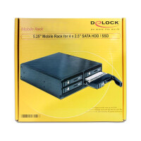 Delock 47220 - Schwarz - 1 Lüfter - 6 Gbit/s - Leistung