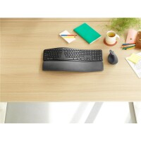 Logitech 920-010345 - Volle Größe (100%) - Kabellos - Bluetooth - Halbmechanischer Schlüsselschalter - Graphit
