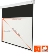 celexon Professional Plus - Motorisiert - 109,2 cm (43") - 2,4 m - 135 cm - 16:9