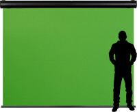 celexon Motor Chroma Key Green Screen - Grün - Aluminium - PVC - 1 Stück(e) - 3700 mm - 145 mm - 29 kg