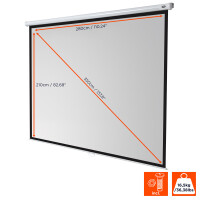 celexon Economy Manual Screen - Leinwand - Decke montierbar, Wand montierbar