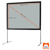 celexon Mobil Expert 305 x 229cm - 4:3 - Schwarz - Weiß