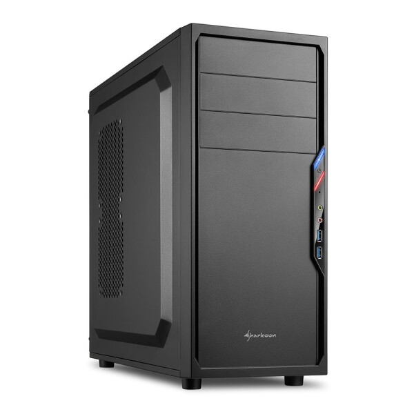 Sharkoon VS4-V - Midi Tower - PC - Schwarz - ATX - micro ATX - Mini-ITX - 16 cm - 38,5 cm